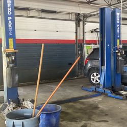 Bend Pak Car Lift Blue