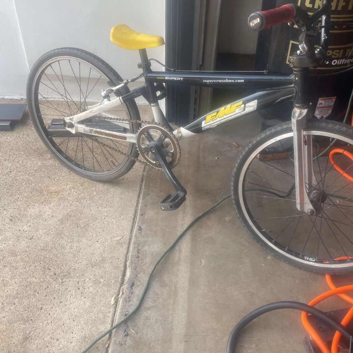 fmf bmx bicycle USED Micro Mini Race Red 20" 30 and over BMX rider's