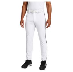 Adidas Sports Icon Pro Baseball Pants Men's Medium White Black Piped GU3100 NWT
