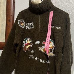 Disney Chippendale Sherpa Pullover Jacket Small