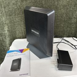NETGEAR AC1900 WiFi Cable Black Modem Router - Model C7000v2