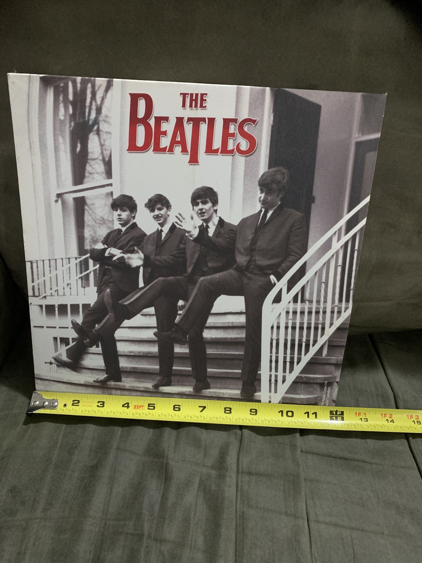 Beatles 12” X 12” Wood Framed Canvas Wall Decor
