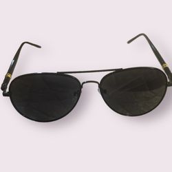 Black aviator Sunglasses NEW 