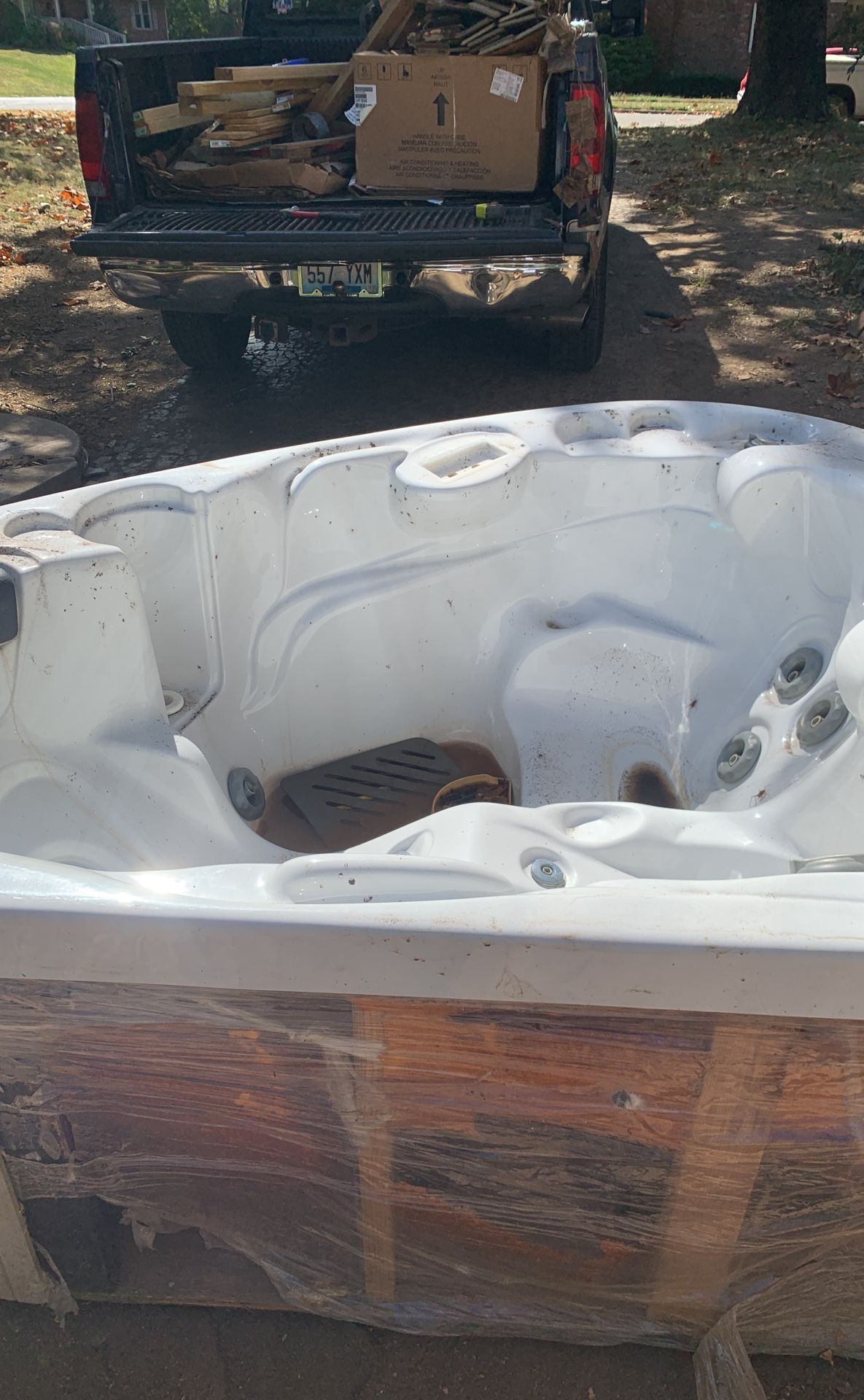 Hot tub pretty much knew been sitting for two years only three years old