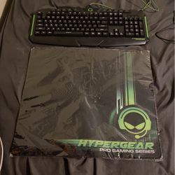 gaming keyboard and mouse pad