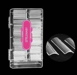 Acrylic Nail Tips Square,SITELENABY 500 pcs Clear