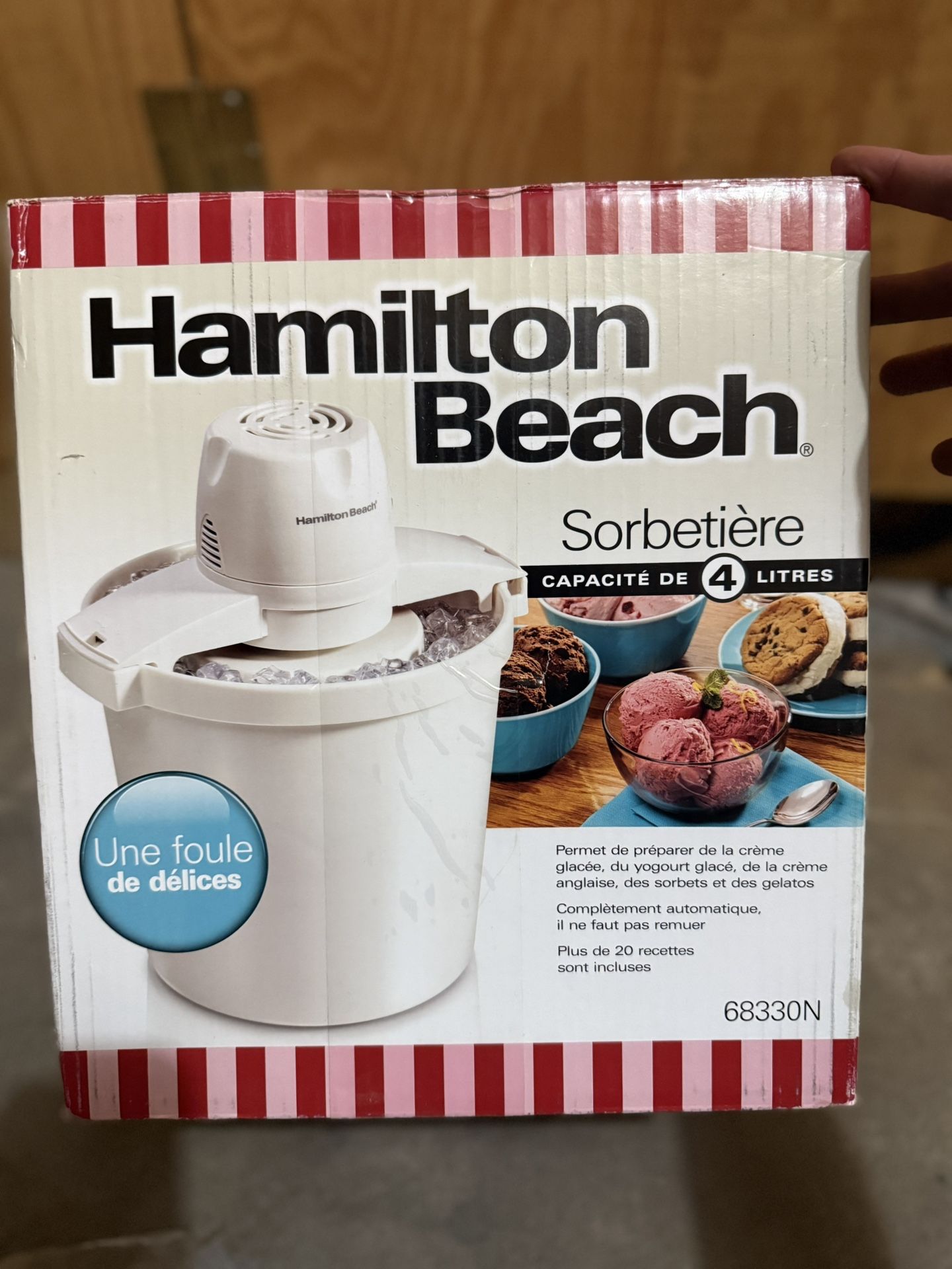 Ice Cream Maker - Never Used