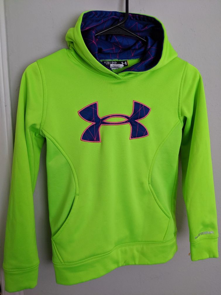 Girls under armour hoodie youth small