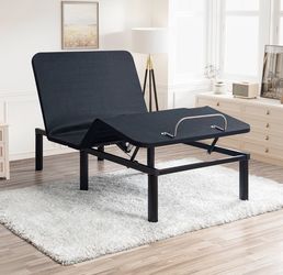Naomi Home Twin XL Adjustable Bed Frame, Metal, Black, 7 Positions - New in Box