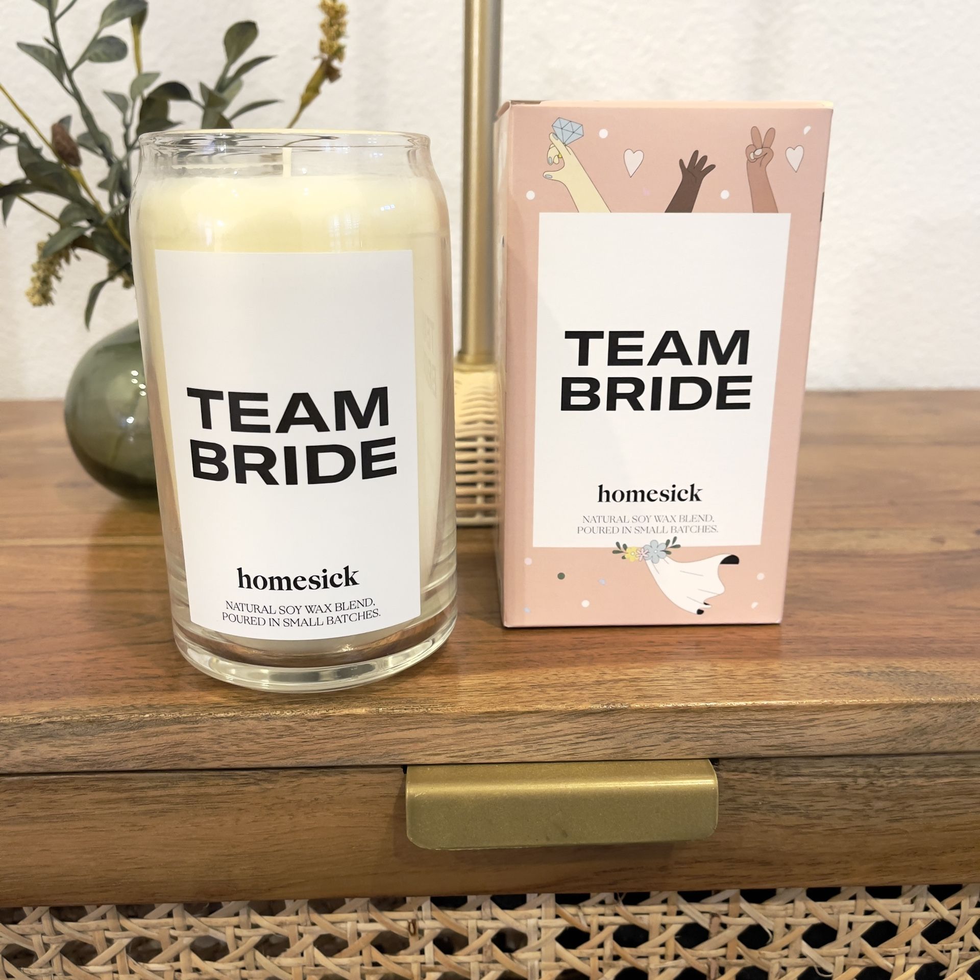 NEW Homesick ‘Team Bride’ Soy Wax Candle
