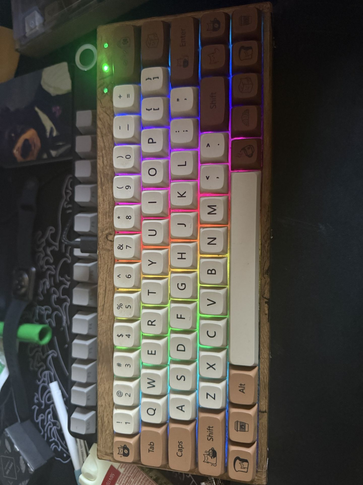 Ractous RTK63B 60% Wireless/Wired Keyboard