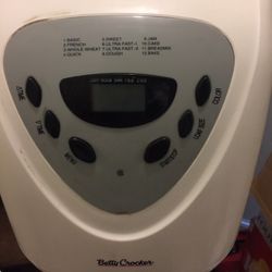 Betty Crocker bread maker