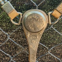 Silver And Pink Vintage Tack Set