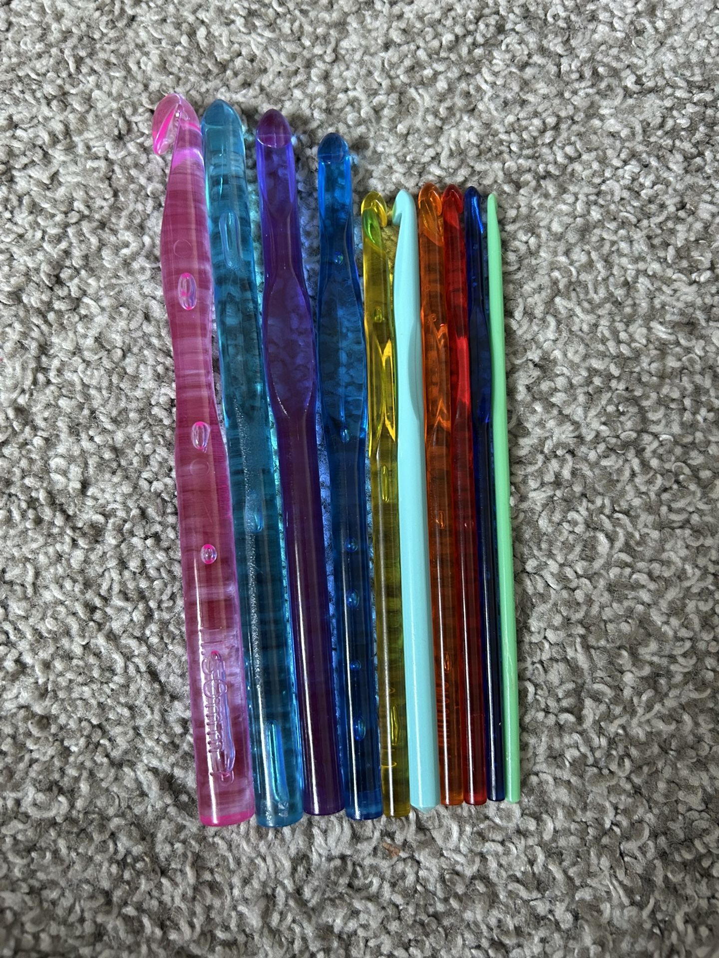 Plastic Crochet Hooks