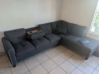 Dark Gray Sectional Sofa