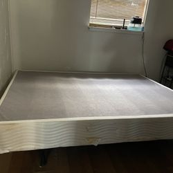 Queen Box Spring And Bed Frame 
