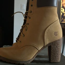 New -  Timberland Women's Earthkeepers Glancy 6-Inch boots in wheat nubuck leather Size 10.0 Women’s 