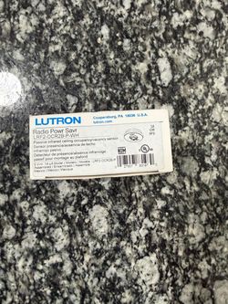Lutron Radio Powr Savr Occupancy Sensor LRF2-OCR2B-P-WH