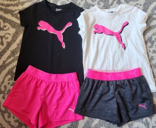 Girls Active Short Sets. Size 5/6. $15 Both.