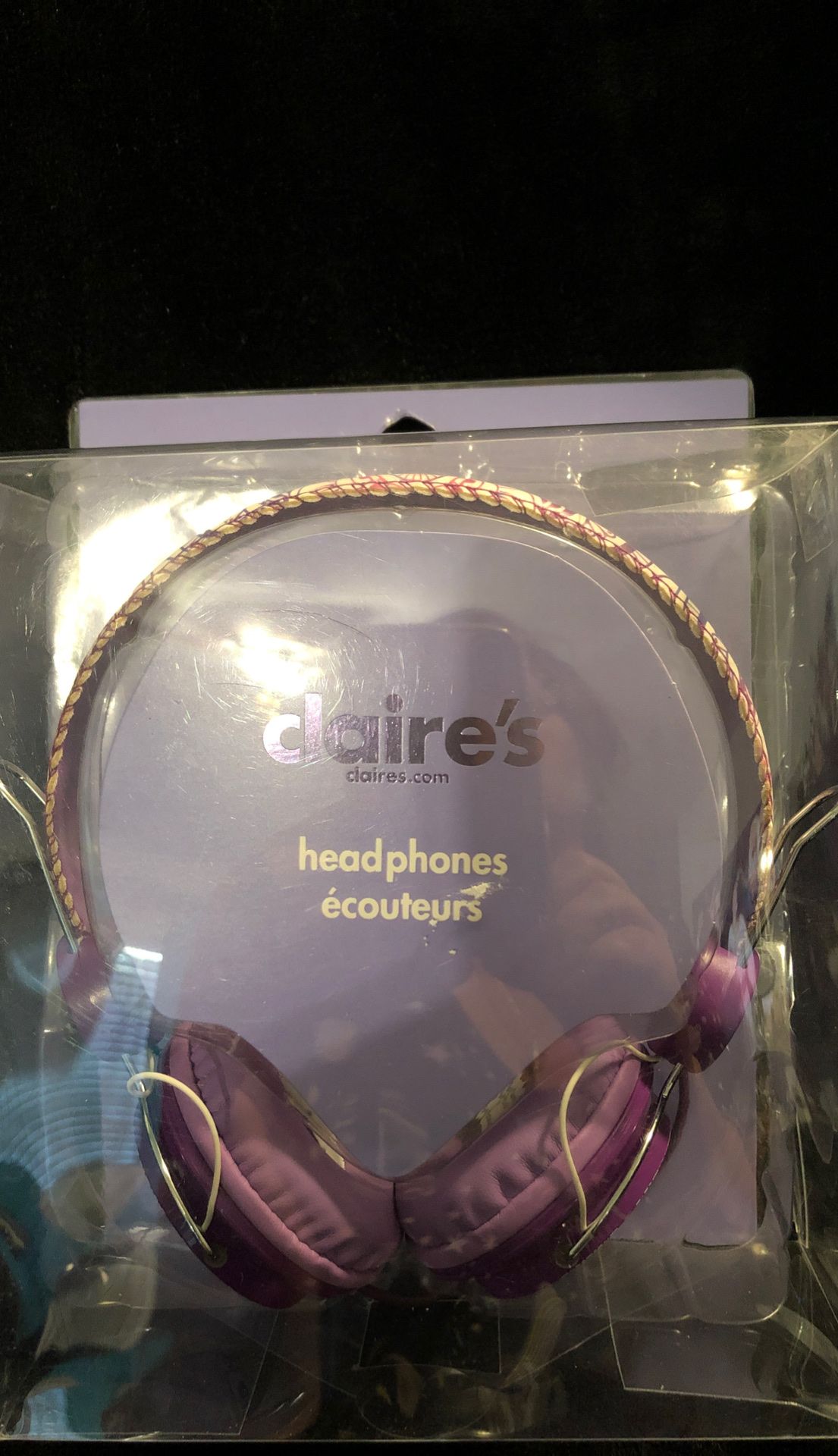 Headphones 🎧 purple floral GREAT for ONLINE learning!!