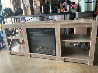Electric fireplace/TV stand