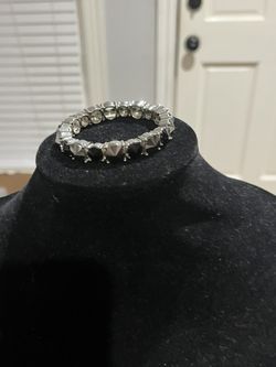 Black/Gray Stretchy Bracelet 