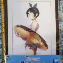 Anime Rent A Girlfriend Framed Picture.