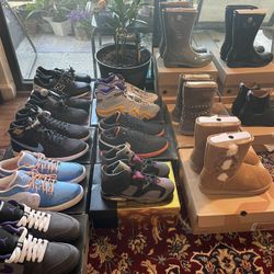 Lot Of Nike Jordan Uggs 100% Authentic 10 Pairs For $1400