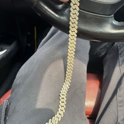 18 Inch Moisannite Diamond Chain