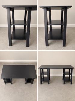 Black desk