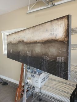 Sarah Brooke Art Painting Frame Display Middle Of Nowhere