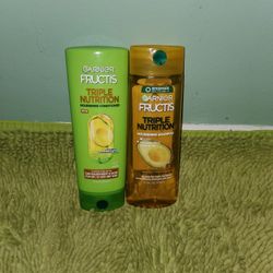 Shampoo And Conditioner Garnier Fructis Triple Nutrition 