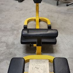 GLUTE (Butt Liftl) MACHINE!! PLATE Loaded/ FOLD Up! Works Great 