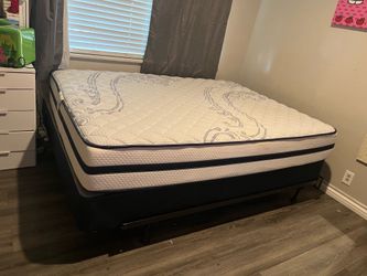 Queen bed with mattress