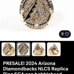 AZ NL CHAMP RING DBACKS