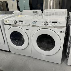 Washer and Dryer NEW White Front Load Electric Stackable 