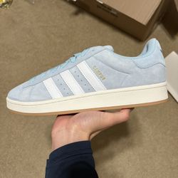 Size 12 - Adidas Campus 00s Men's Shoes Clear Sky/Blue/Gold Metallic 