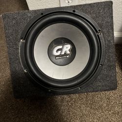 12 in Sub and Box Gravity