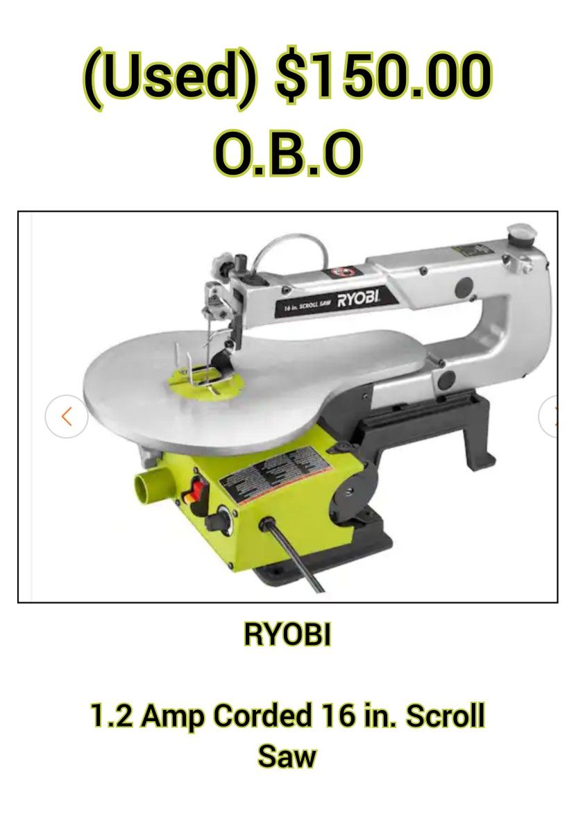 Ryobi Scroll Saw