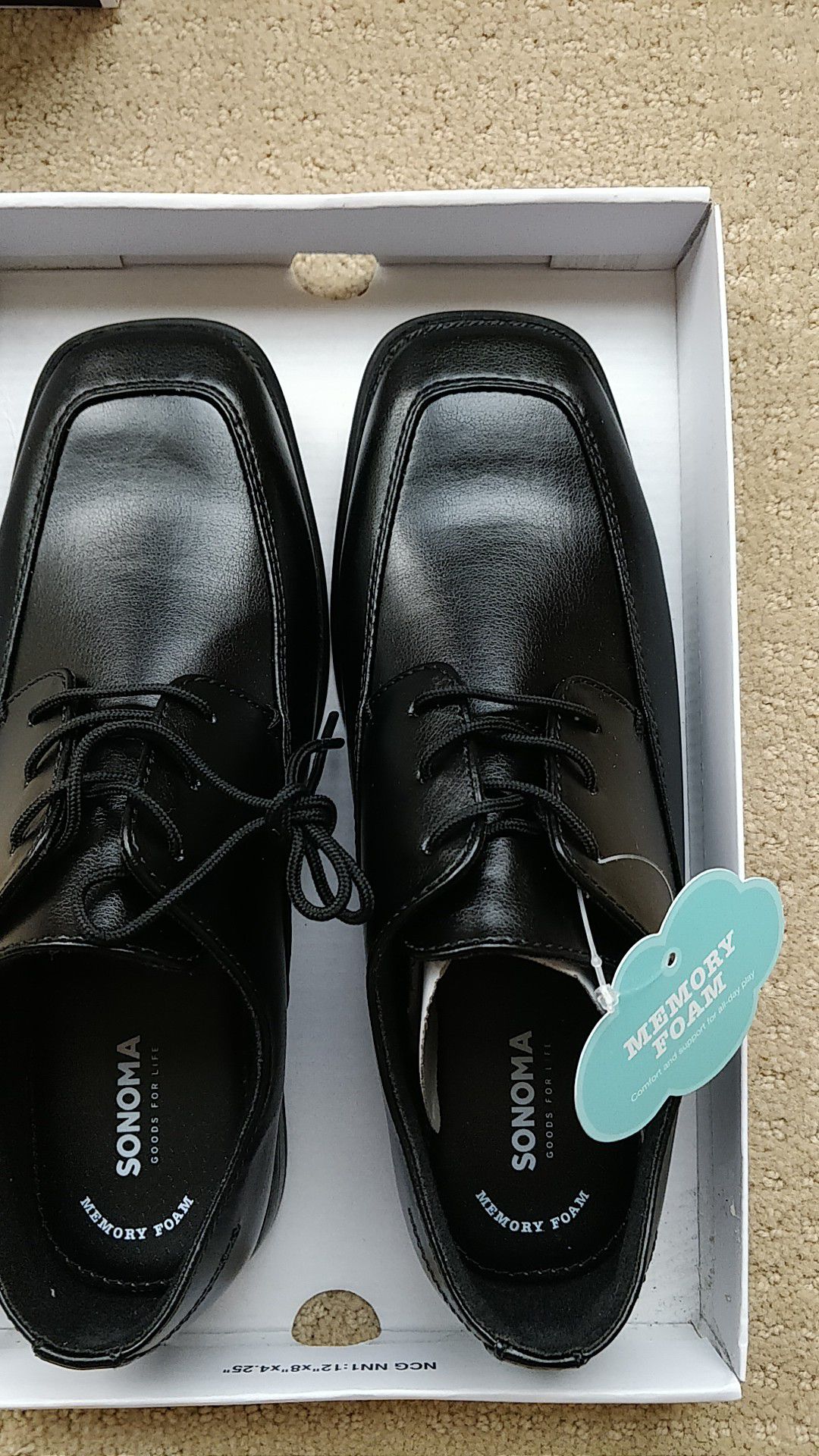 Sonoma brand new black shoes kids size 5