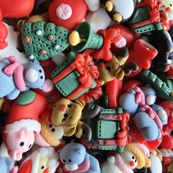 Christmas acrylic charms.