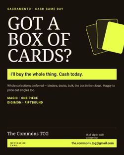 Buying TCG collections