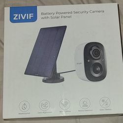 ZIVIF Battery Powered Security Camera with Solar Panel