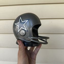 Vintage Cowboys Football Helmet Piggy Bank Decor Collectibles 