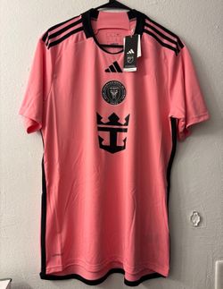ADIDAS MLS INTER MIAMI CF 24/25 #10 MESSI PINK HOME JERSEY SIZE LARGE