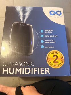 Everlasting Comfort 6L Ultrasonic Humidifier + Original Box