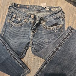 Miss Me Jeans W24 Boot Cut 32inseam