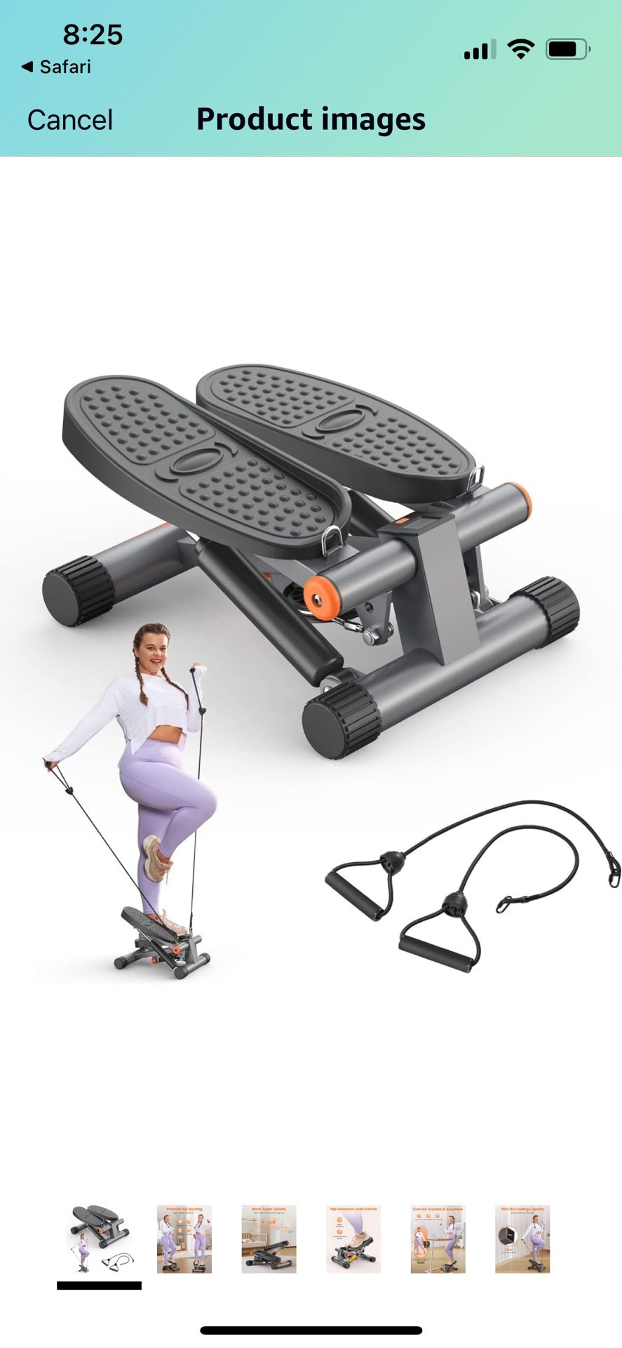 Niceday Steppers , Stair Stepper with Resistance Bands