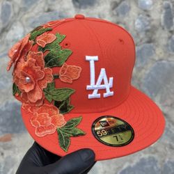 Flowered Fitted Hats
