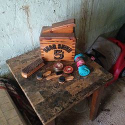 Shoe Shine Box.